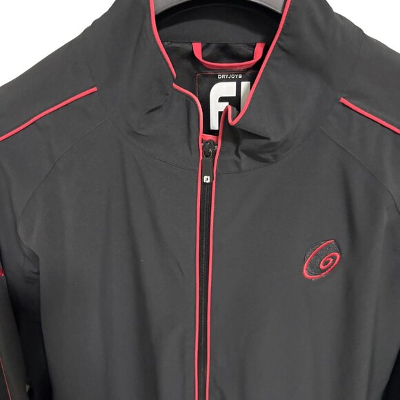 FootJoy DryJoys Golf Jacket Mens XL Tour Collection Zip Up Wind Rain Resist Logo - Picture 6 of 7